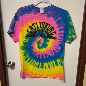 Gildan Colorful Tie-Dye Kids Shirt Size M